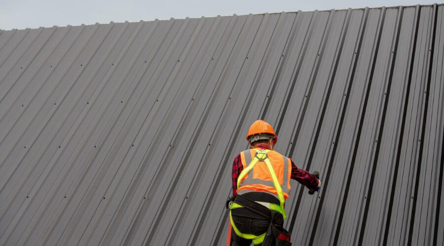 Professional metal roof installation services in Doylestown, WI
